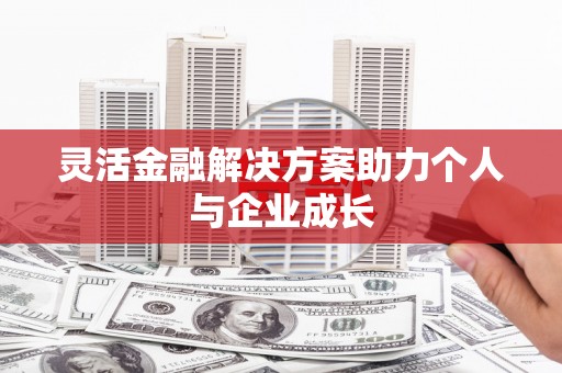 罗东灵活金融解决方案助力个人与企业成长