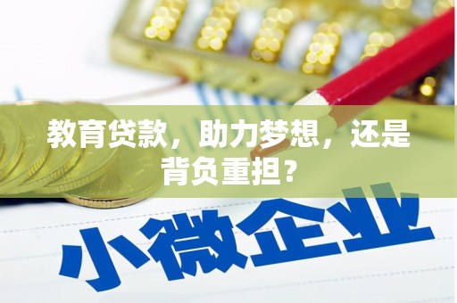 罗东教育贷款，助力梦想，还是背负重担？
