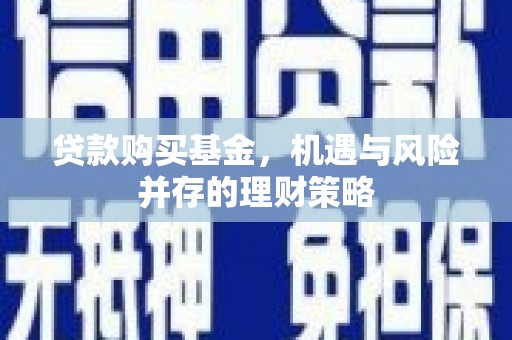 罗东贷款购买基金，机遇与风险并存的理财策略