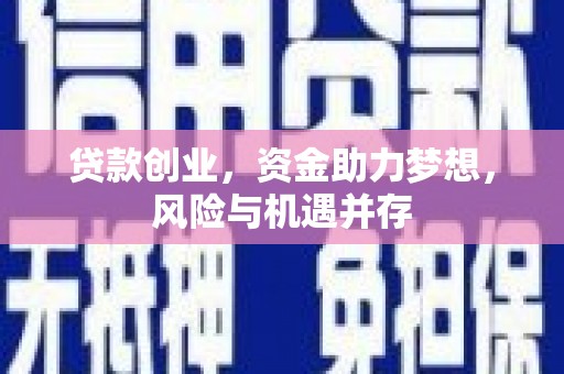 罗东贷款创业，资金助力梦想，风险与机遇并存