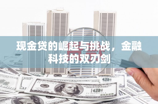 罗东现金贷的崛起与挑战，金融科技的双刃剑