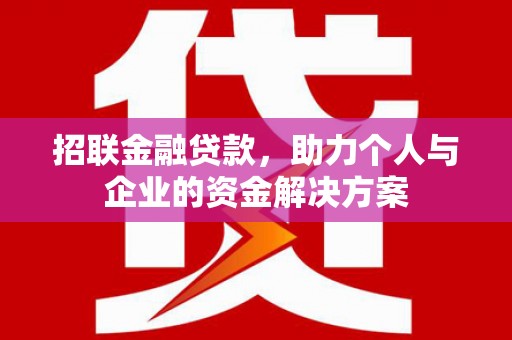 罗东招联金融贷款，助力个人与企业的资金解决方案