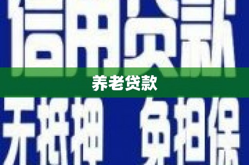 罗东养老贷款