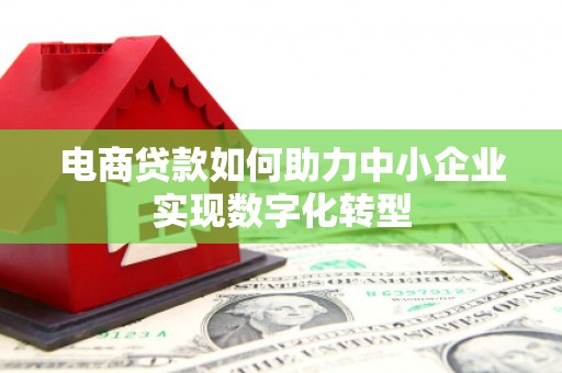 罗东电商贷款如何助力中小企业实现数字化转型