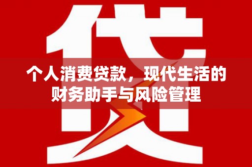 罗东个人消费贷款，现代生活的财务助手与风险管理