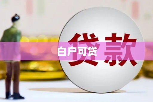 罗东白户可贷