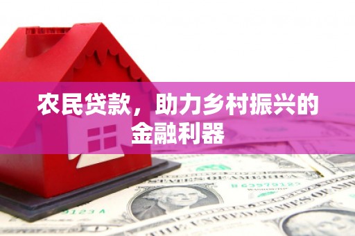 罗东农民贷款，助力乡村振兴的金融利器