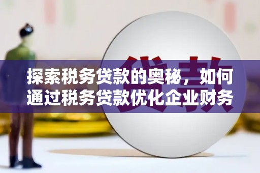 罗东探索税务贷款的奥秘，如何通过税务贷款优化企业财务
