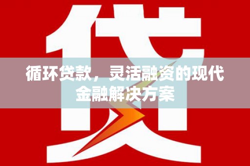 罗东循环贷款，灵活融资的现代金融解决方案