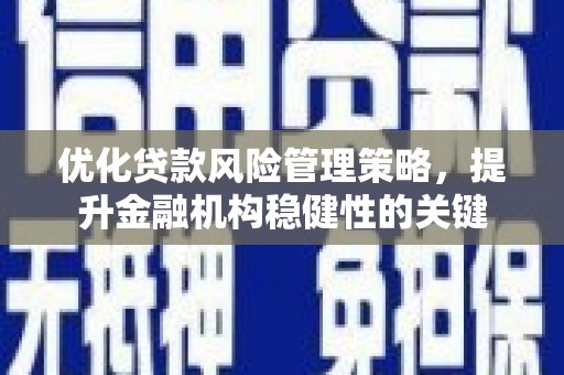 罗东优化贷款风险管理策略，提升金融机构稳健性的关键