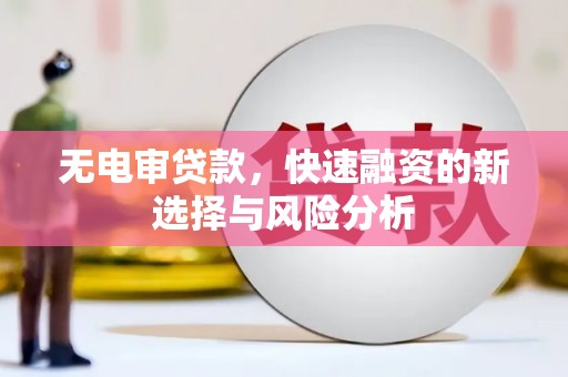 罗东无电审贷款，快速融资的新选择与风险分析