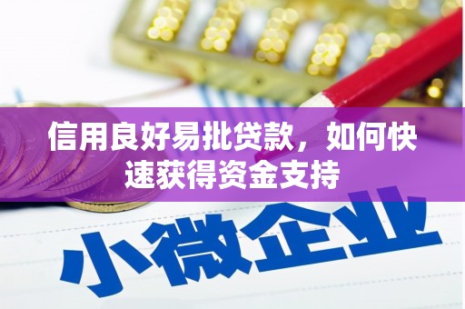 罗东信用良好易批贷款，如何快速获得资金支持