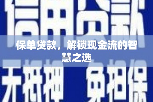 罗东保单贷款，解锁现金流的智慧之选