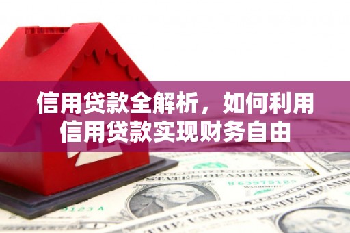 罗东信用贷款全解析，如何利用信用贷款实现财务自由