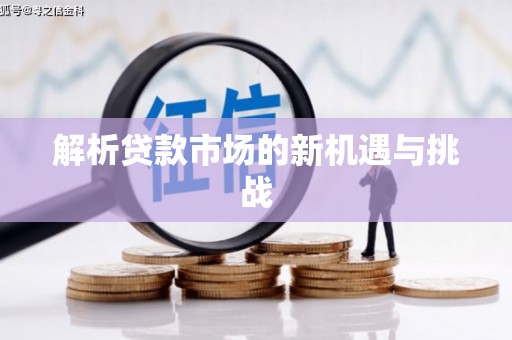 罗东解析贷款市场的新机遇与挑战